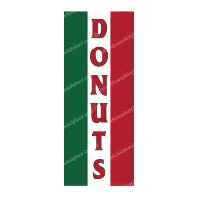 Rectangle Flag - Donuts