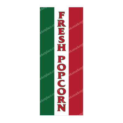 Rectangle Flag - Fresh Popcorn