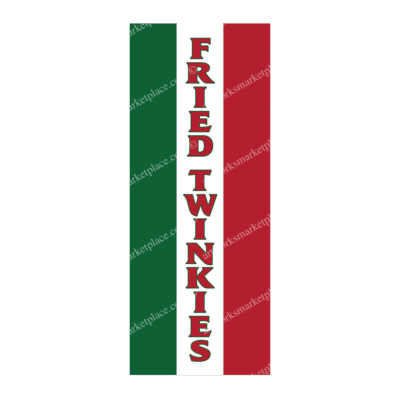 Rectangle Flag - Fried Twinkies