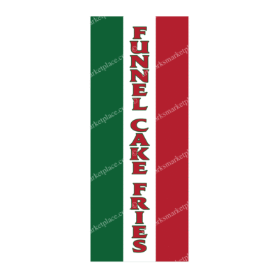 Rectangle Flag - Funnel Cake Fries