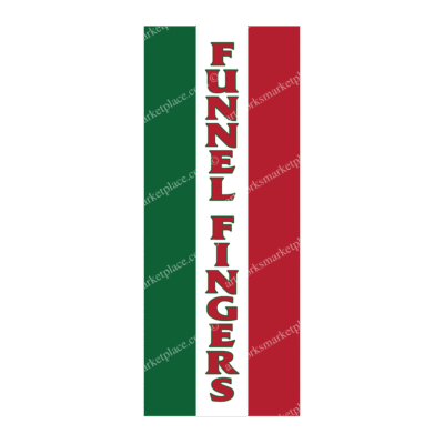 Rectangle Flag - Funnel Fingers