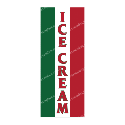 Rectangle Flag - Ice Cream