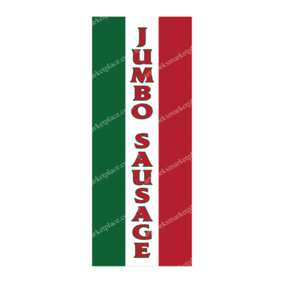 Rectangle Flag - Jumbo Sausage