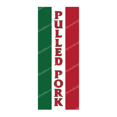 Rectangle Flag - Pulled Pork