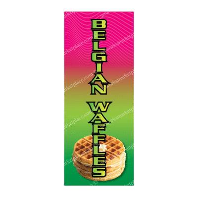 Rectangle Flag For Belgian Waffles