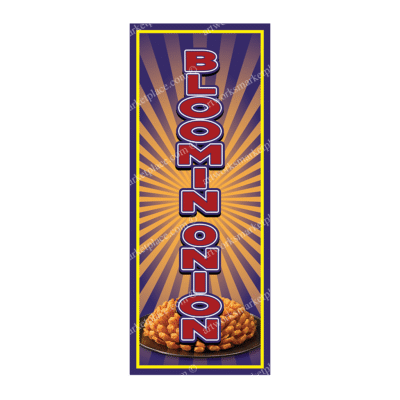 Rectangle Flag For Bloomin Onion