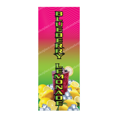 Rectangle Flag For Blueberry Lemonade