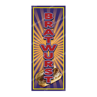 Rectangle Flag For Bratwurst
