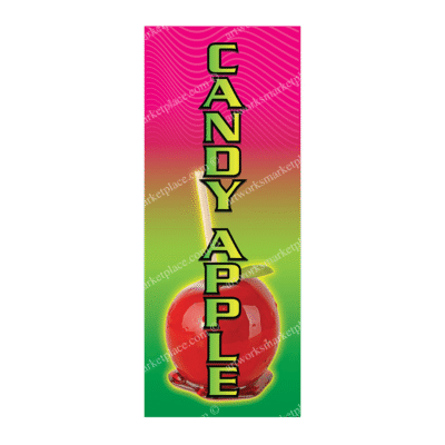 Rectangle Flag For Candy Apple