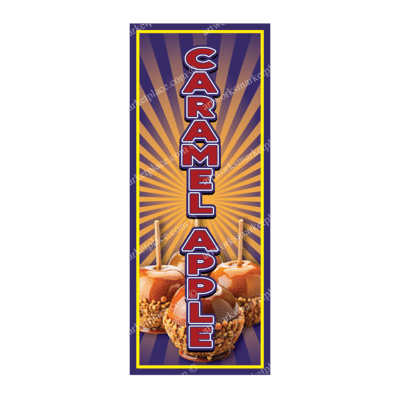 Rectangle Flag For Caramel Apple