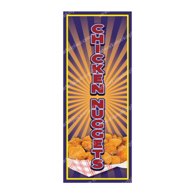 Rectangle Flag For Chicken Nuggets