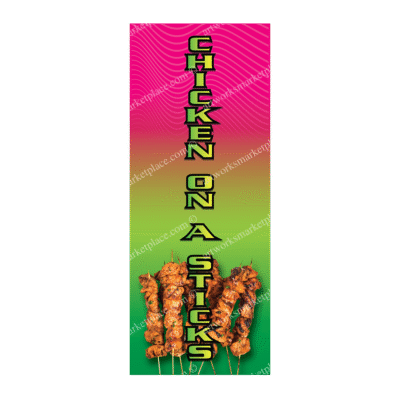 Rectangle Flag For Chicken On A Stick