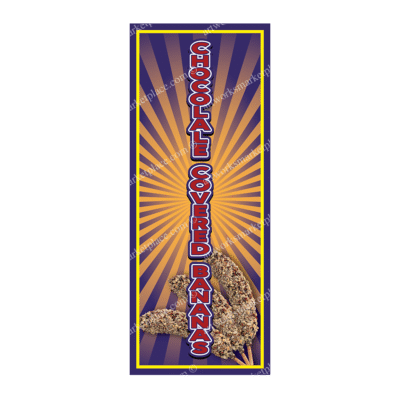 Rectangle Flag For Chocolate Covered Bananas