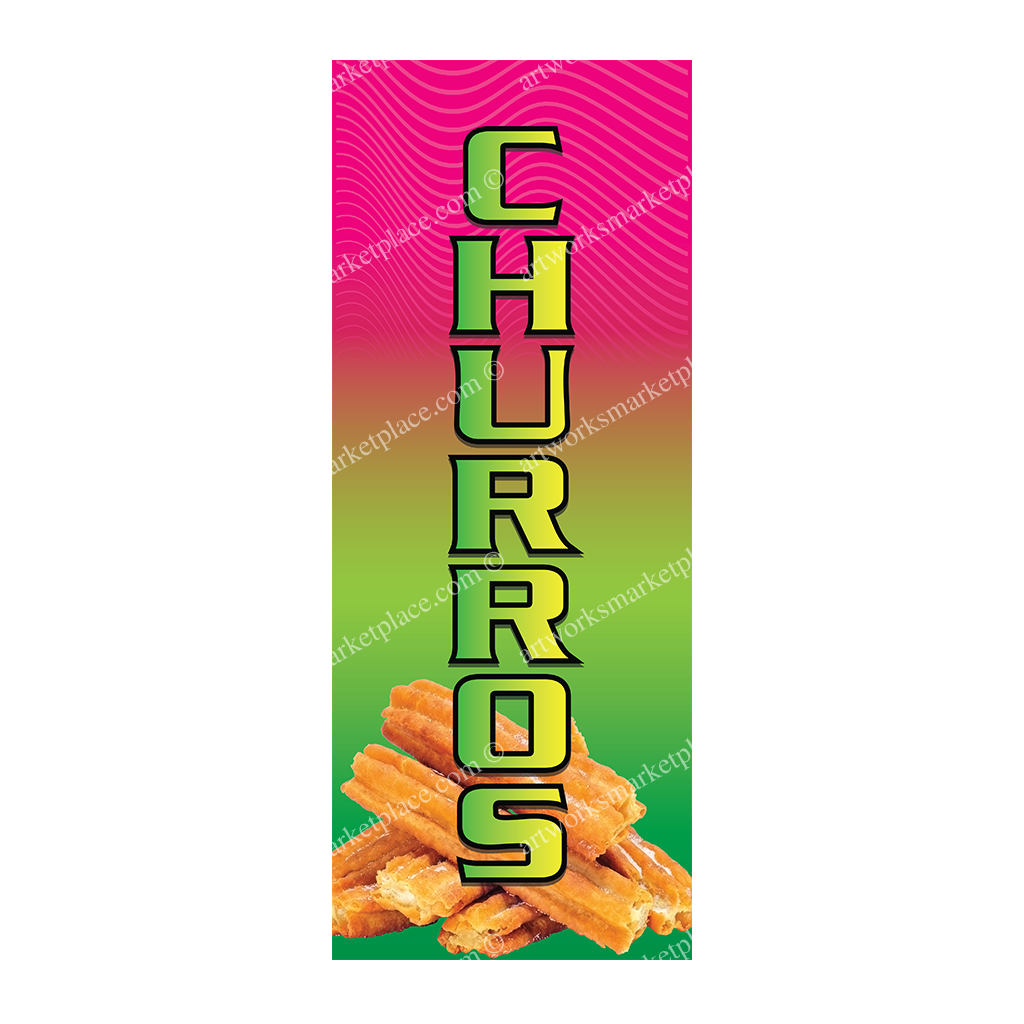 Rectangle Flag For Churros