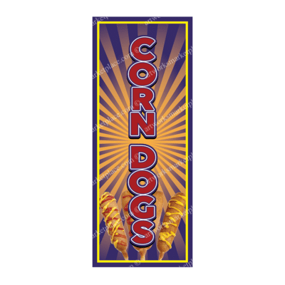 Rectangle Flag For Corn Dogs
