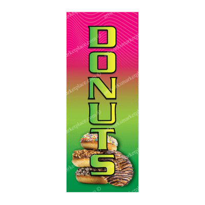 Rectangle Flag For Donuts