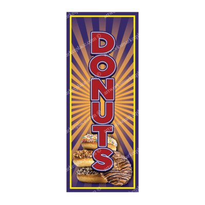 Rectangle Flag For Donuts