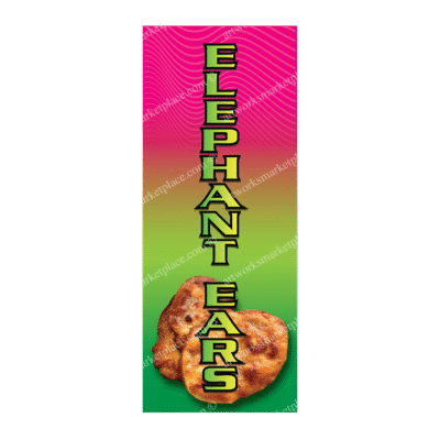 Rectangle Flag For Elephant Ears