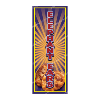 Rectangle Flag For Elephant Ears