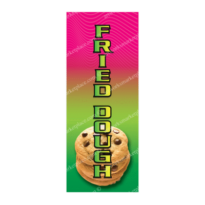 Rectangle Flag For Fried Dough