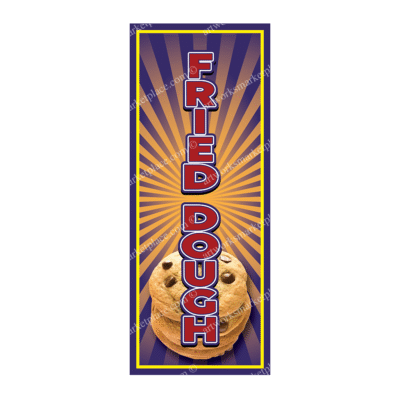 Rectangle Flag For Fried Dough