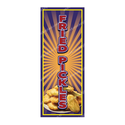 Rectangle Flag For Fried Pickles