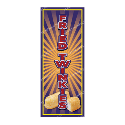 Rectangle Flag For Fried Twinkies