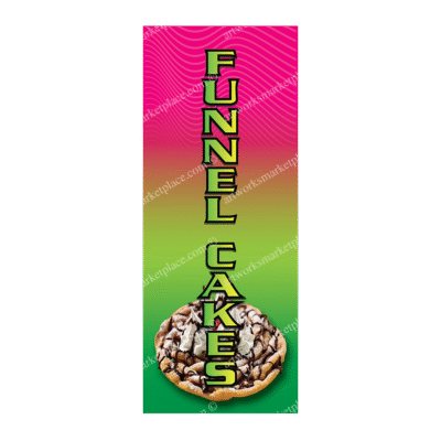 Rectangle Flag For Funnel Cakes
