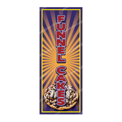 Rectangle Flag For Funnel Cakes
