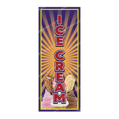 Rectangle Flag For Ice Cream