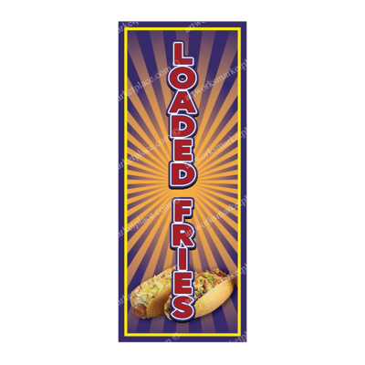 Rectangle Flag For Loaded Fries