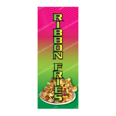 Rectangle Flag For Ribbon Fries