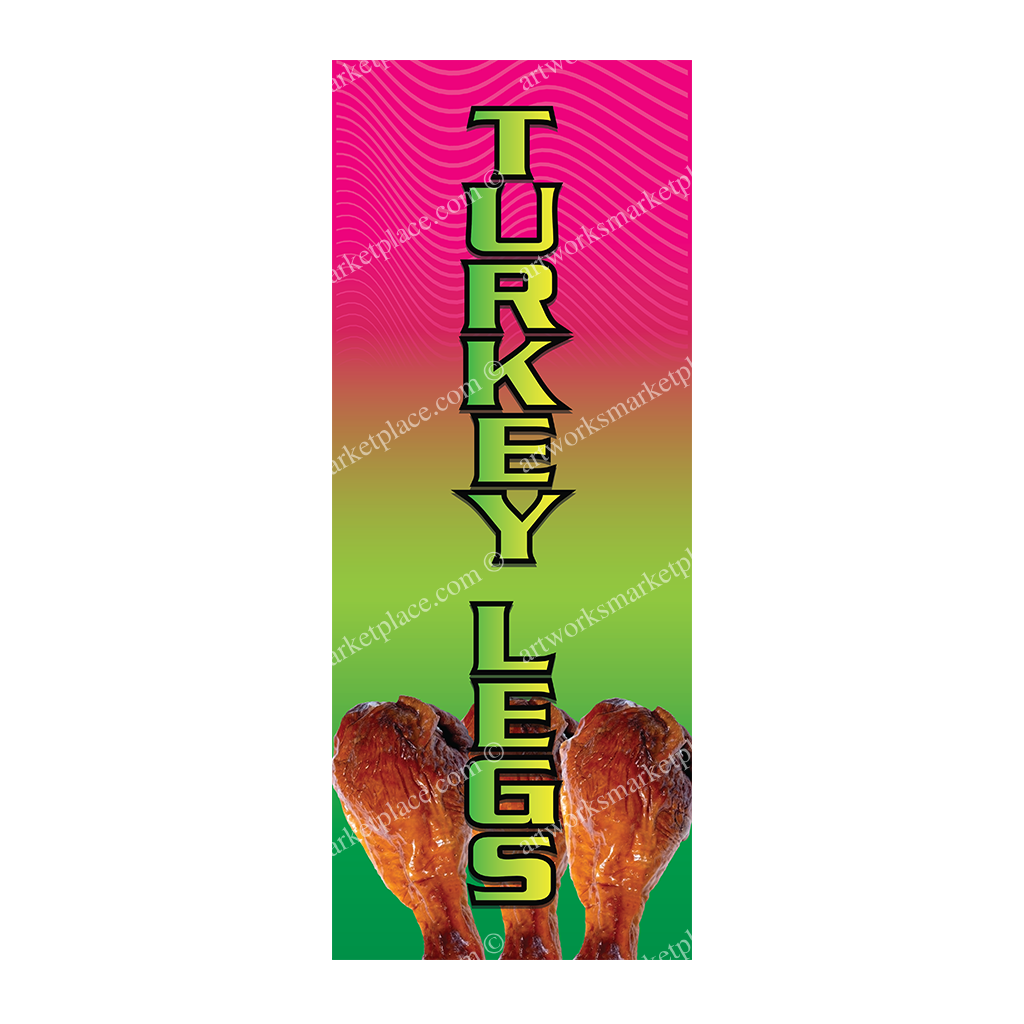 Rectangle Flag For Turkey Legs