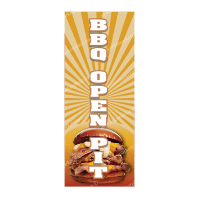 Rectangle Flag For BBQ Open Pit