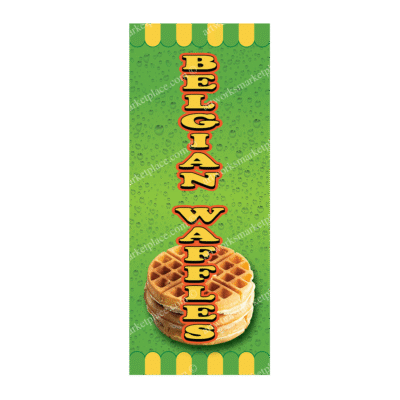 Rectangle Flag For Belgian Waffles