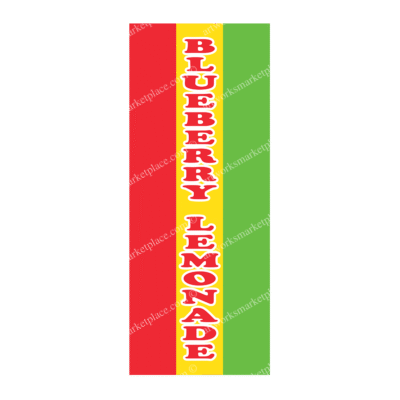 Rectangle Flag For Blueberry Lemonade