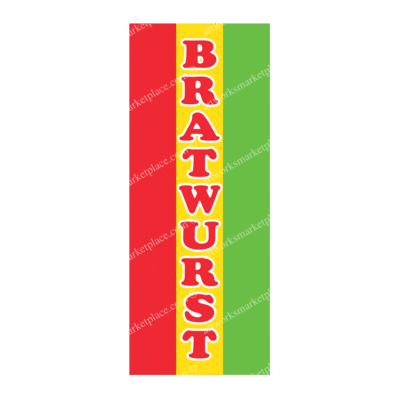 Rectangle Flag For Bratwurst
