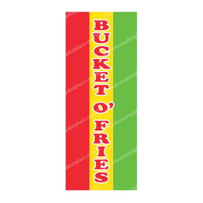 Rectangle Flag For Bucket O' Fries