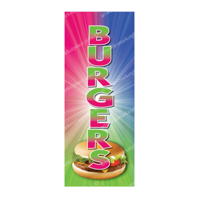 Rectangle Flag For Burgers