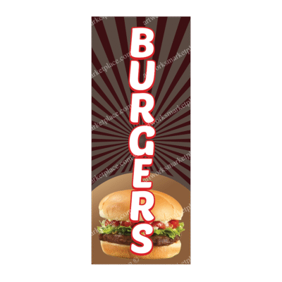 Rectangle Flag For Burgers