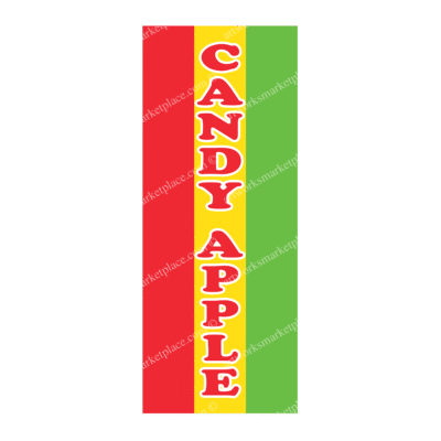 Rectangle Flag For Candy Apple