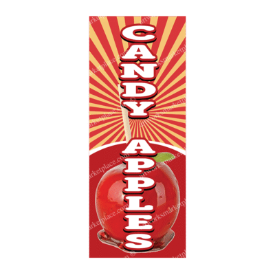 Rectangle Flag For Candy Apples