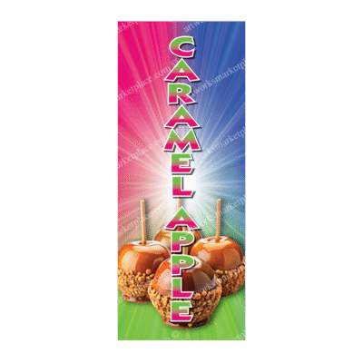 Rectangle Flag For Caramel Apple