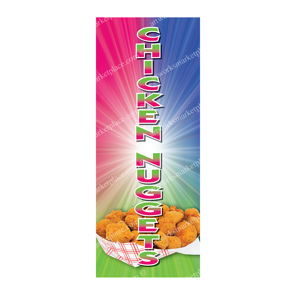 Rectangle Flag For Chicken Nuggets