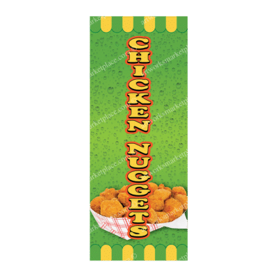 Rectangle Flag For Chicken Nuggets