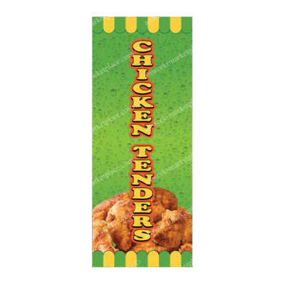 Rectangle Flag For Chicken Tenders