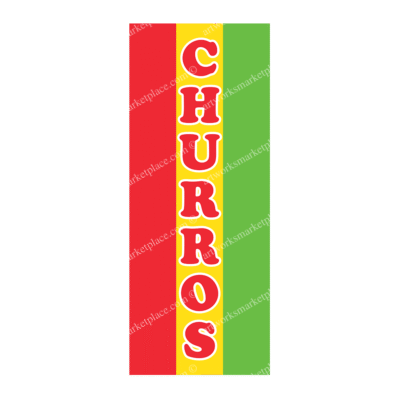 Rectangle Flag For Churros