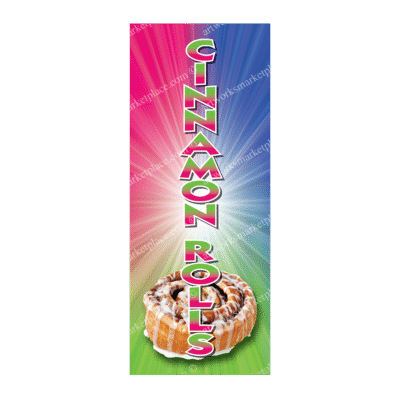 Rectangle Flag For Cinnamon Rolls