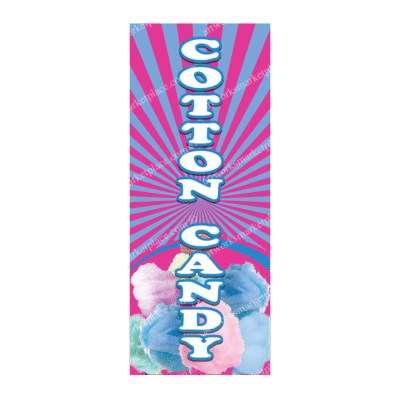 Rectangle Flag For Cotton Candy (Option 2)