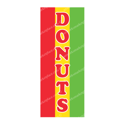 Rectangle Flag For Donuts